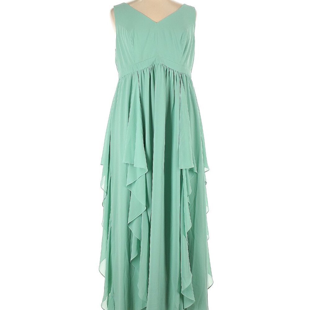 Modcloth "Ruffles Ripple" in Sage - Picture 3 of 3
